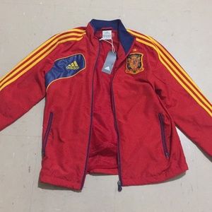 NWT Adidas Spain soccer training sweatshirt jacket
